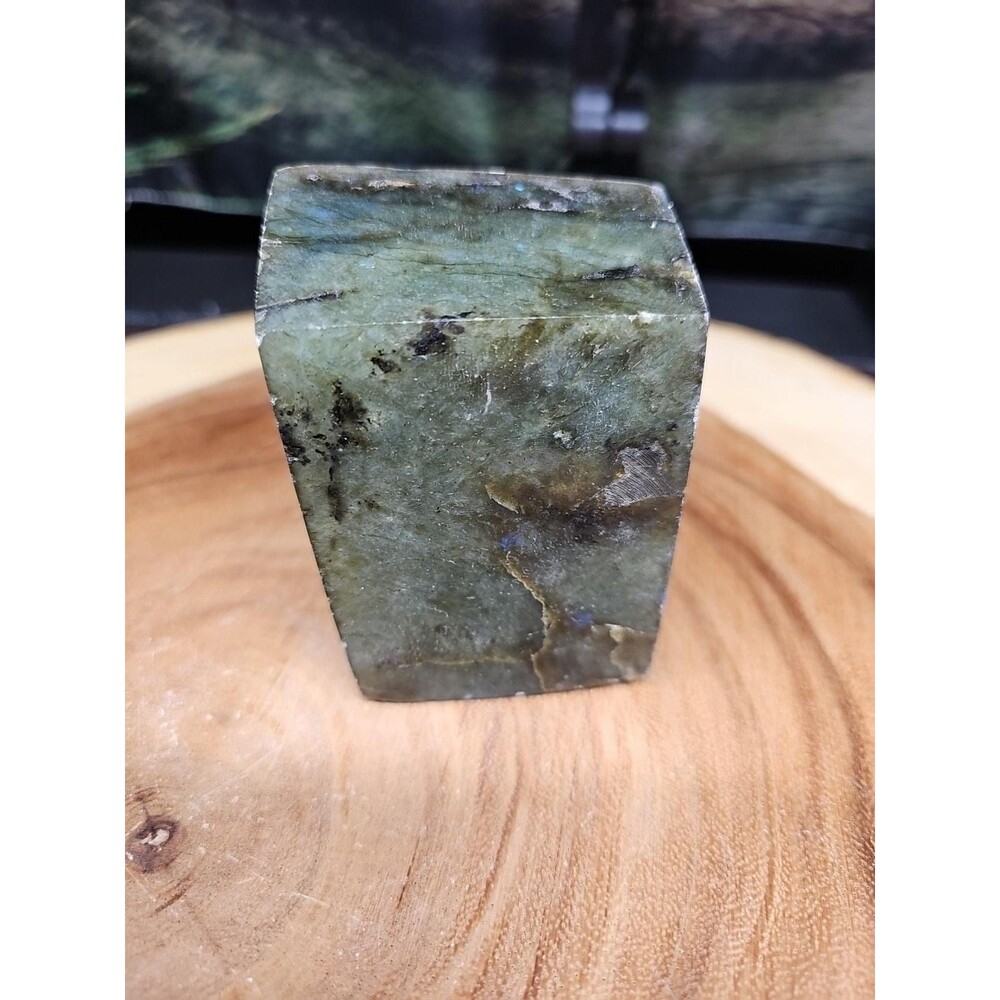 Natural Rainbow Labradorite Spectrolite Crystal Stone - 1.11lb Unique Gemstone S